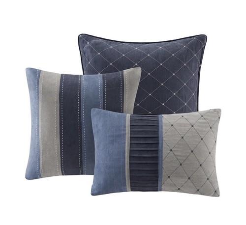 Blue gray decorative - blue,