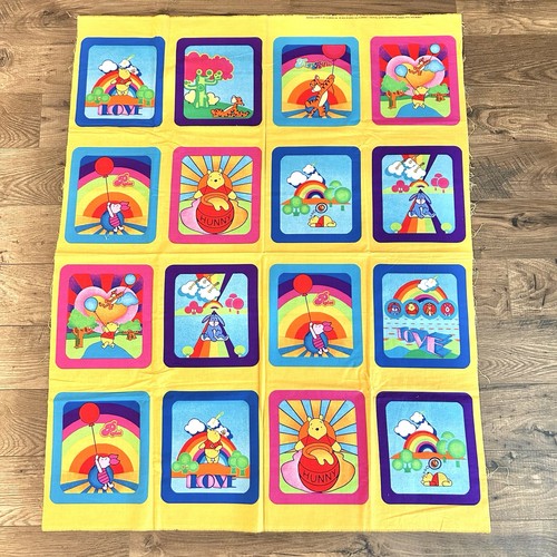 Fabric rainbow pooh x - pooh, 35”x