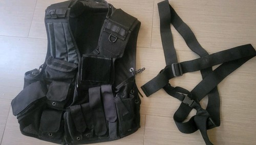 Black hawk tactical vest - vest, size
