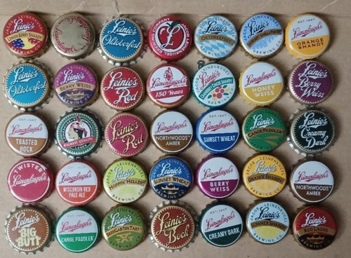 Different beer - caps),