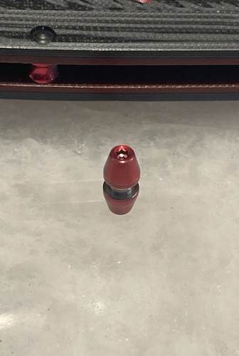 Red stainless thumb stud for - stainless,