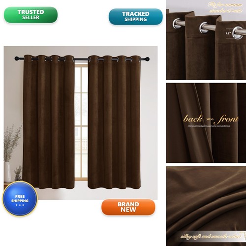 Nicetown brown velvet textured - brown,