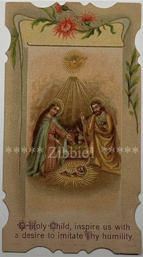 Holy child antique die cut - o,