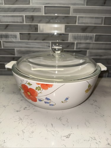Vtg corning ware wildflower - ware,