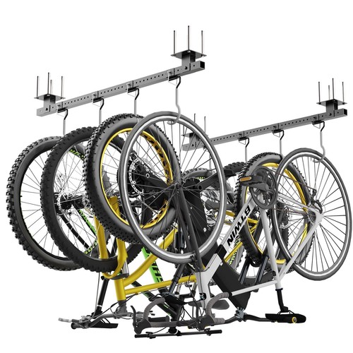 Heavy duty ceiling bike rack - ceiling,