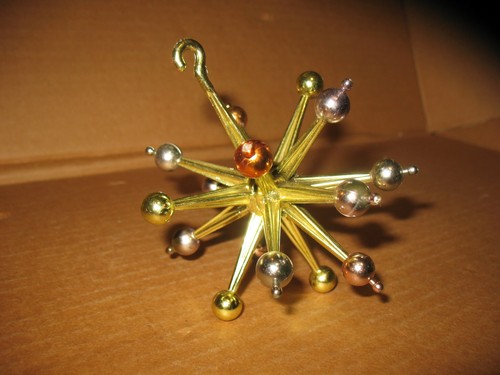 Vtg metallic plastic atomic - metallic,