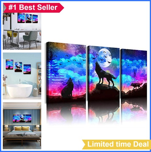 Canvas wall art - 3, pieces