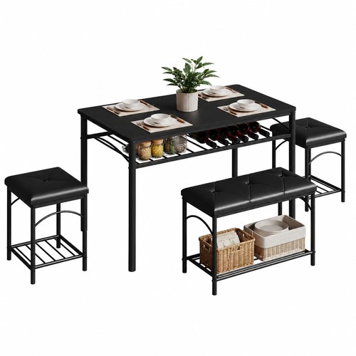 Dining table set for with - dining, 4