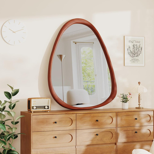Triangular wall mirror - triangular,