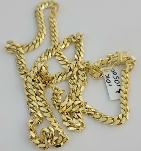 Solid 10k gold miami - solid, cuban