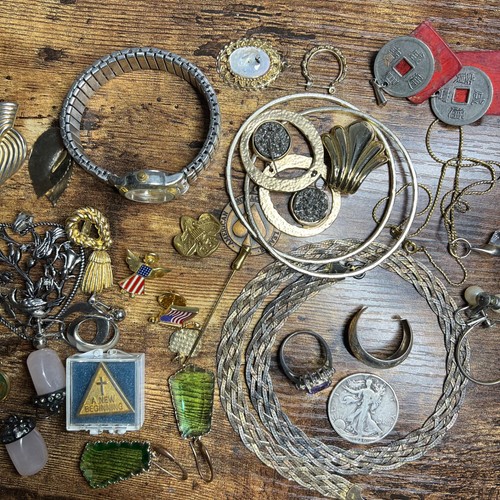 Vintage estate junk drawer lot - vintage,