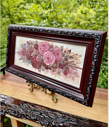 Framed glynda turley rose - framed,