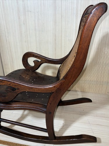 Antique childs rocker - childs, cane