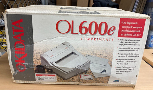 Okidata 600e printer brand - okidata, ol
