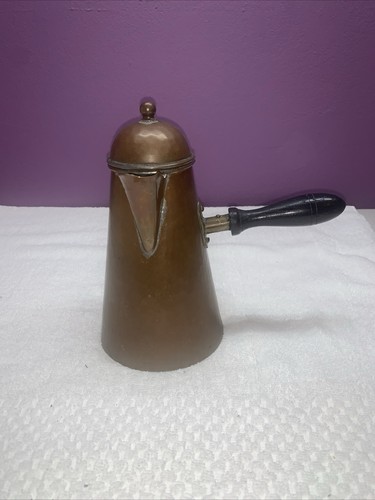 Vintage hammered copper tea - vintage,