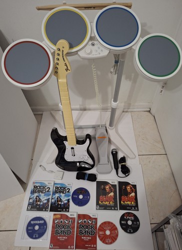 Wii rock band bundle - wii,