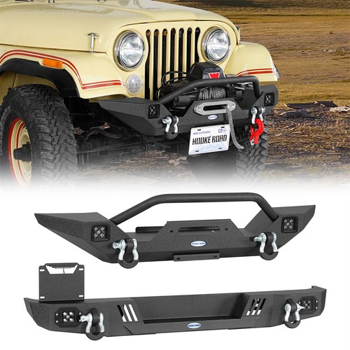 Steel front winch bumper - steel, rear