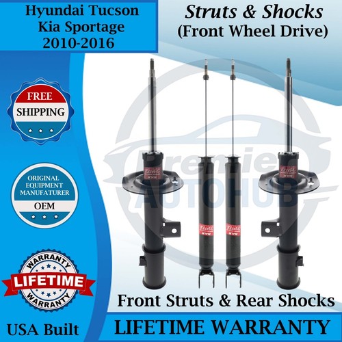 Kyb oem front struts rear - struts, &