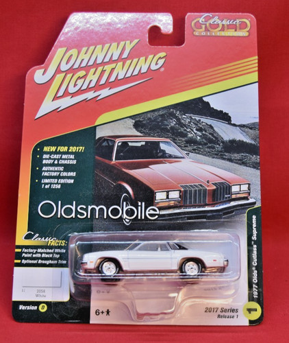 Johnny lightning white oldsm - lightning,