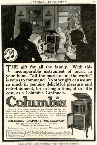 Columbia grafonola - ad,