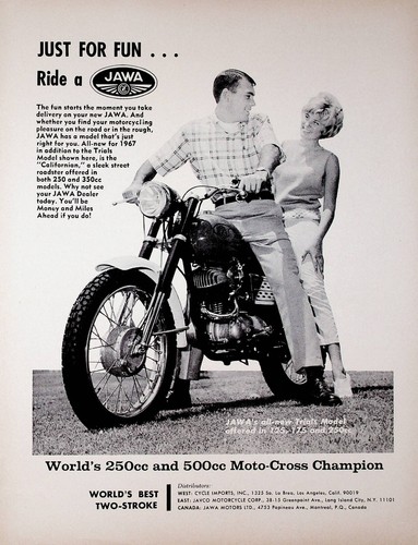 1967 jawa trials - jawa, californian