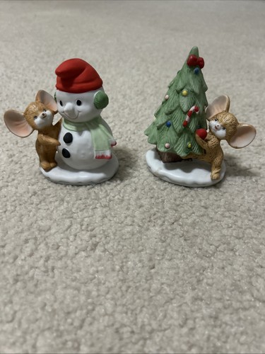 Homco christmas vtg - homco, lot