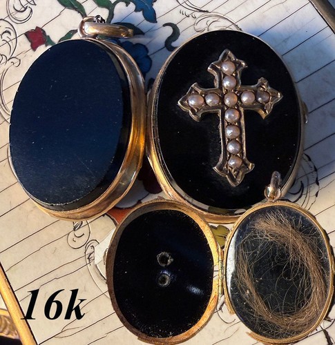 Antique 16k gold mounted - 16k,