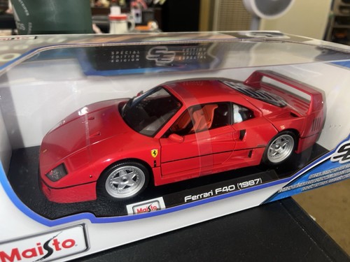 Maisto ferrari f40 - maisto, (1987)