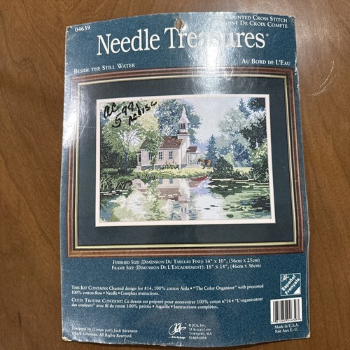 Needle treasures beside - needle,