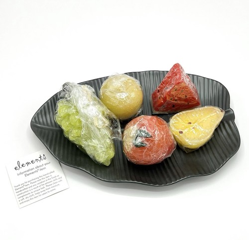 Vintage banana leaf tray five - vintage,