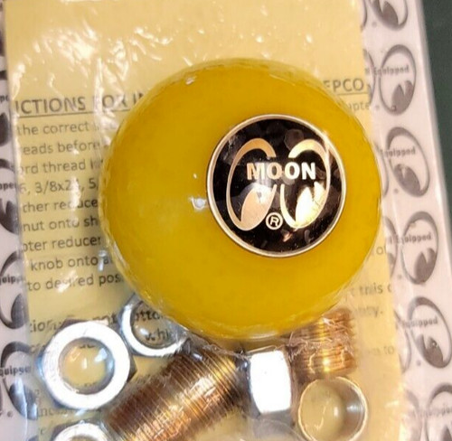 Mooneyes yellow shift knob - knob, hot