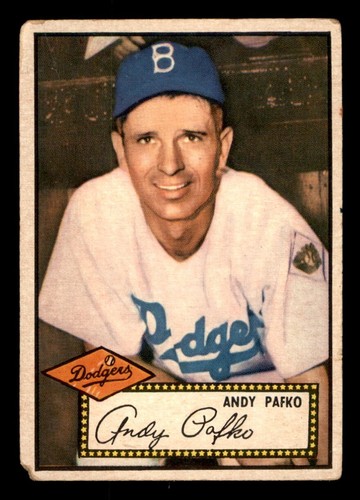 1952 topps baseball andy - 1952,