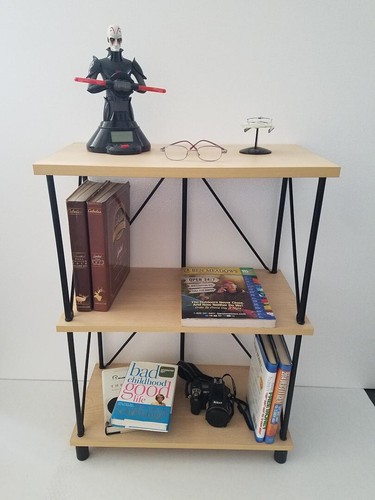 Bookcase open back interior - open,