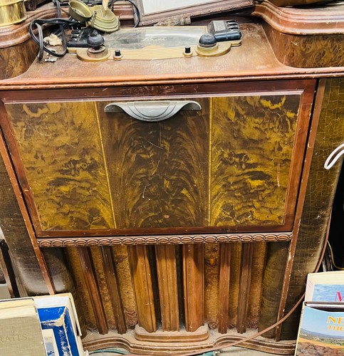 Zenith console record player - console,
