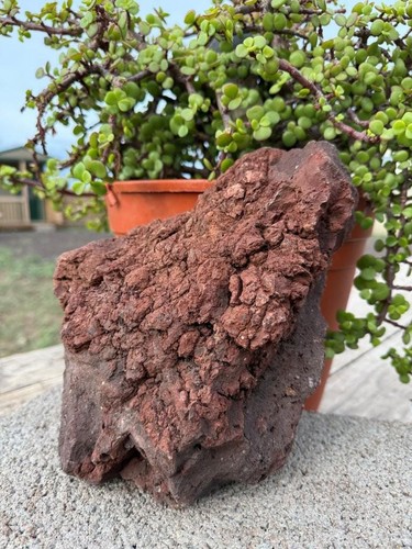 One large red - one, rock