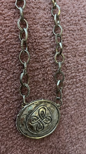 Chicos silver tone reversible - chicos,