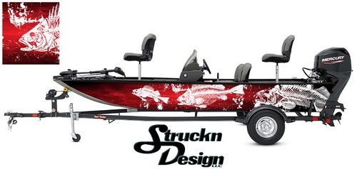 Graphic abstract fishing bass - graphic,