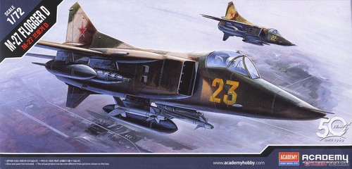 Academy 12455 mig 27 - 1/72, mig-27