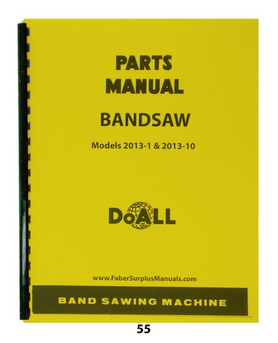 Doall band saw models - models, &