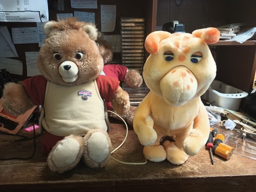 Teddy ruxpin his pal grubby - ruxpin,,