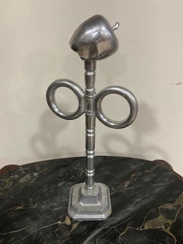 Silver metal apple vintage - silver,