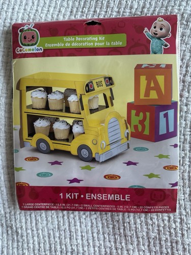 Cocomelon table decorating - table,