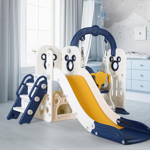 Kids slide and swing - swing, set