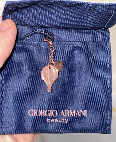 Armani rose gold charm beauty - armani, charm-