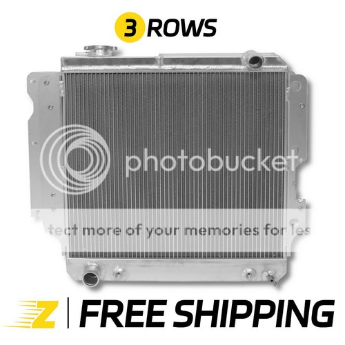 Aluminum radiator for wrangler - aluminum,