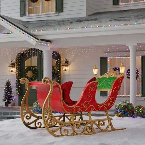 Santas sleigh long - sleigh,