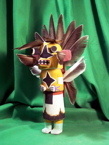 Hopi kachina doll - -, yellow