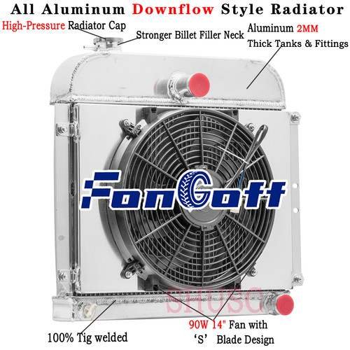 Row radiator shroud fan - 3,