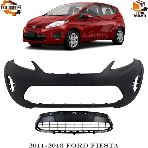 Front bumper cover - front, primed