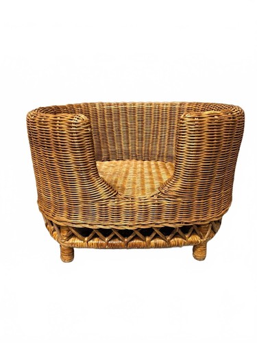 Vintage wicker rattan - vintage, bed